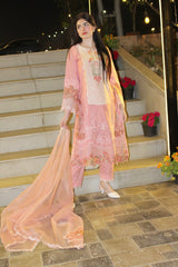Peach Petal Suit – Floral Sophistication