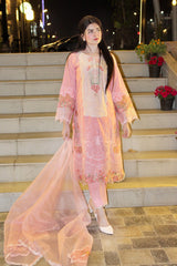 Peach Petal Suit – Floral Sophistication